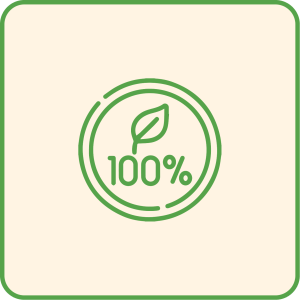 100% natural