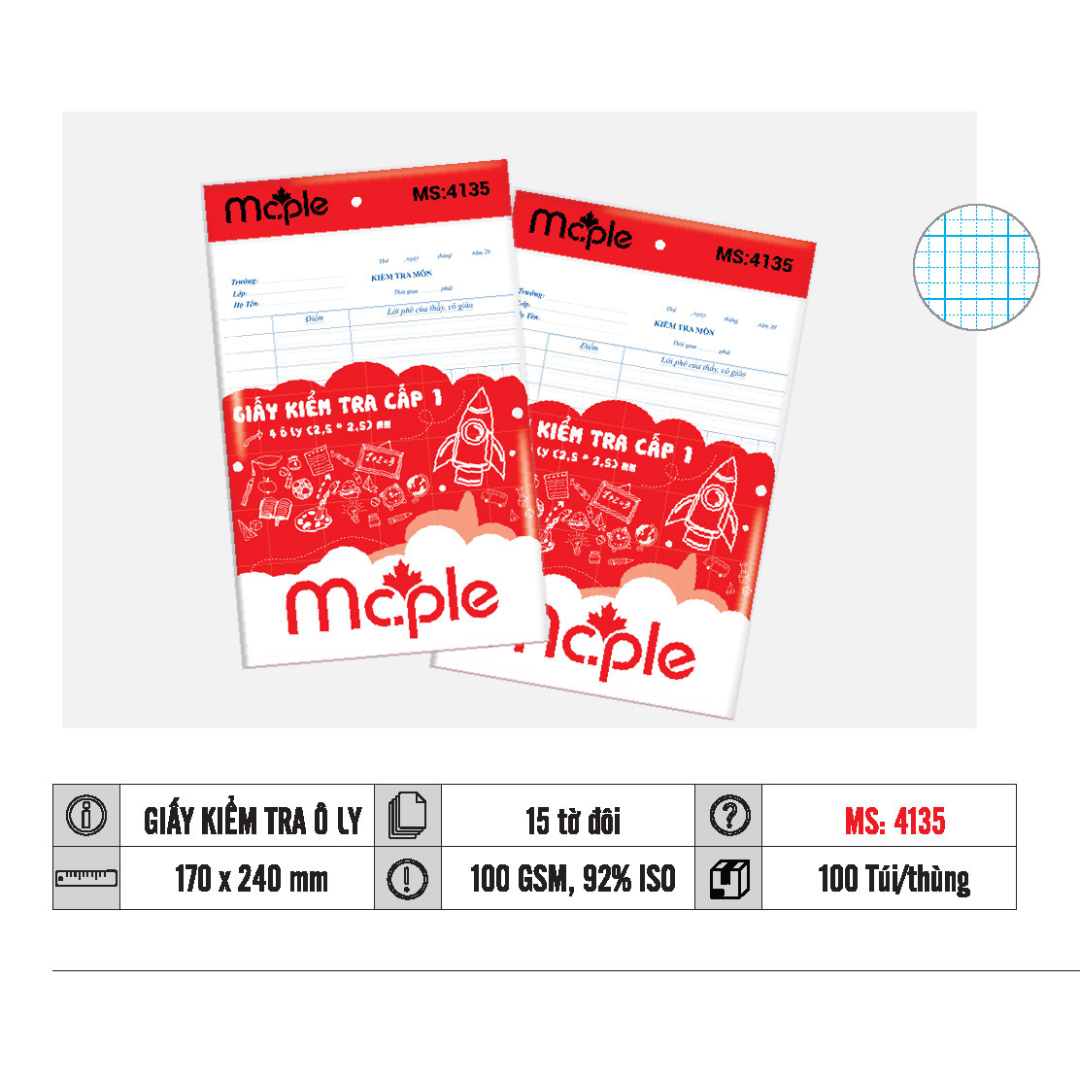 GIẤY KIỂM TRA MC.PLE - Ảnh 3