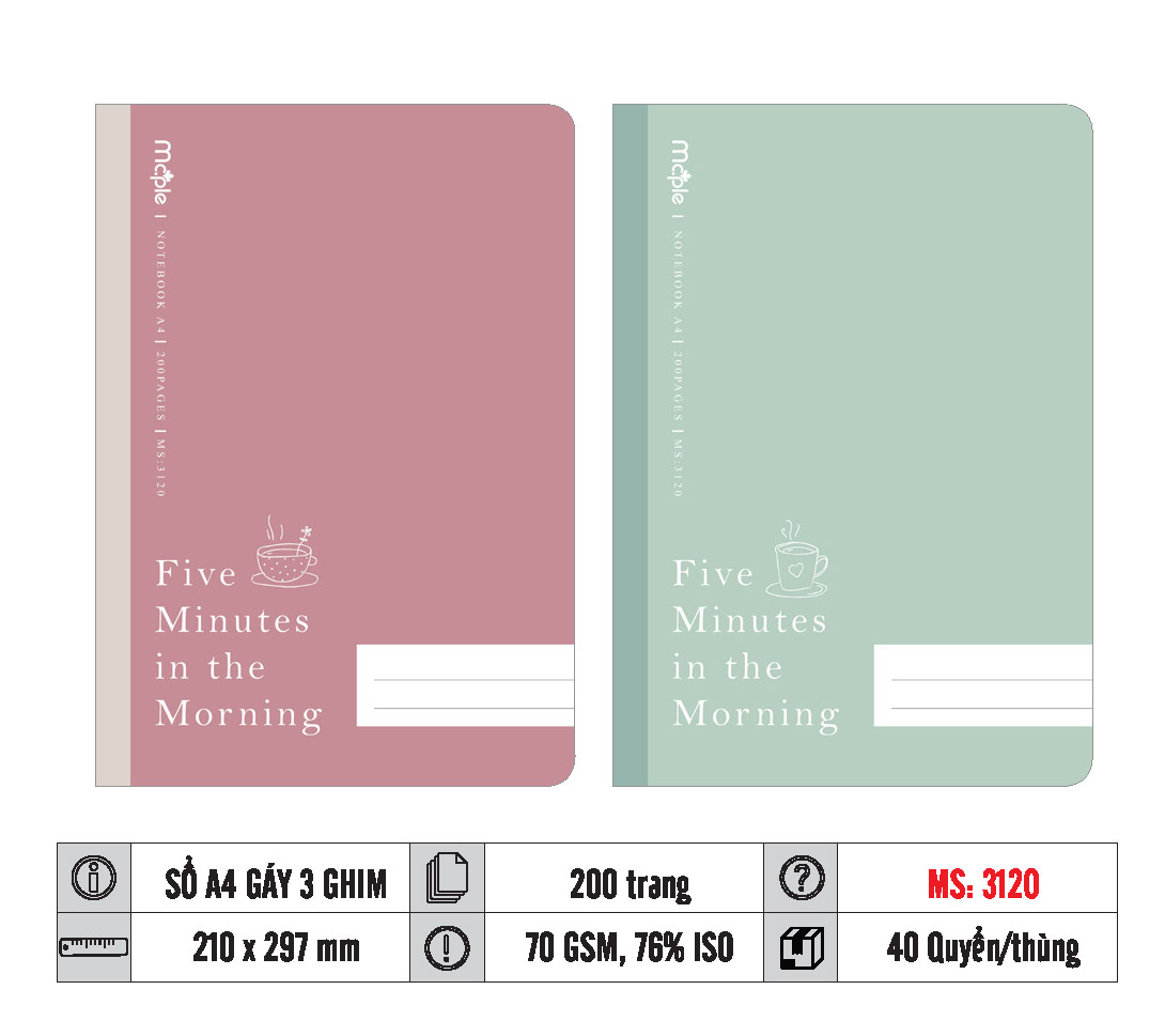 SỔ MAY GÁY MC.PLE MS3120