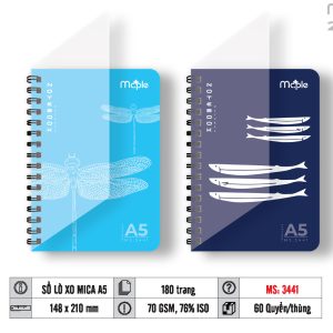 SỔ LÒ XO A5 MICA MC.PLE MS 3441