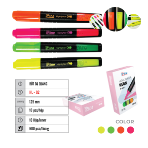 BÚT DẠ QUANG PLINE HL-02