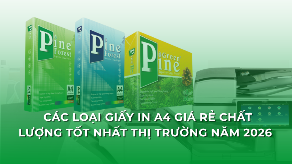 Top 5 giấy in a4 tốt nhất thị trường