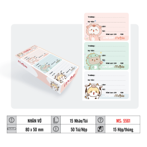 NHÃN VỞ MC.PLE MS 5561