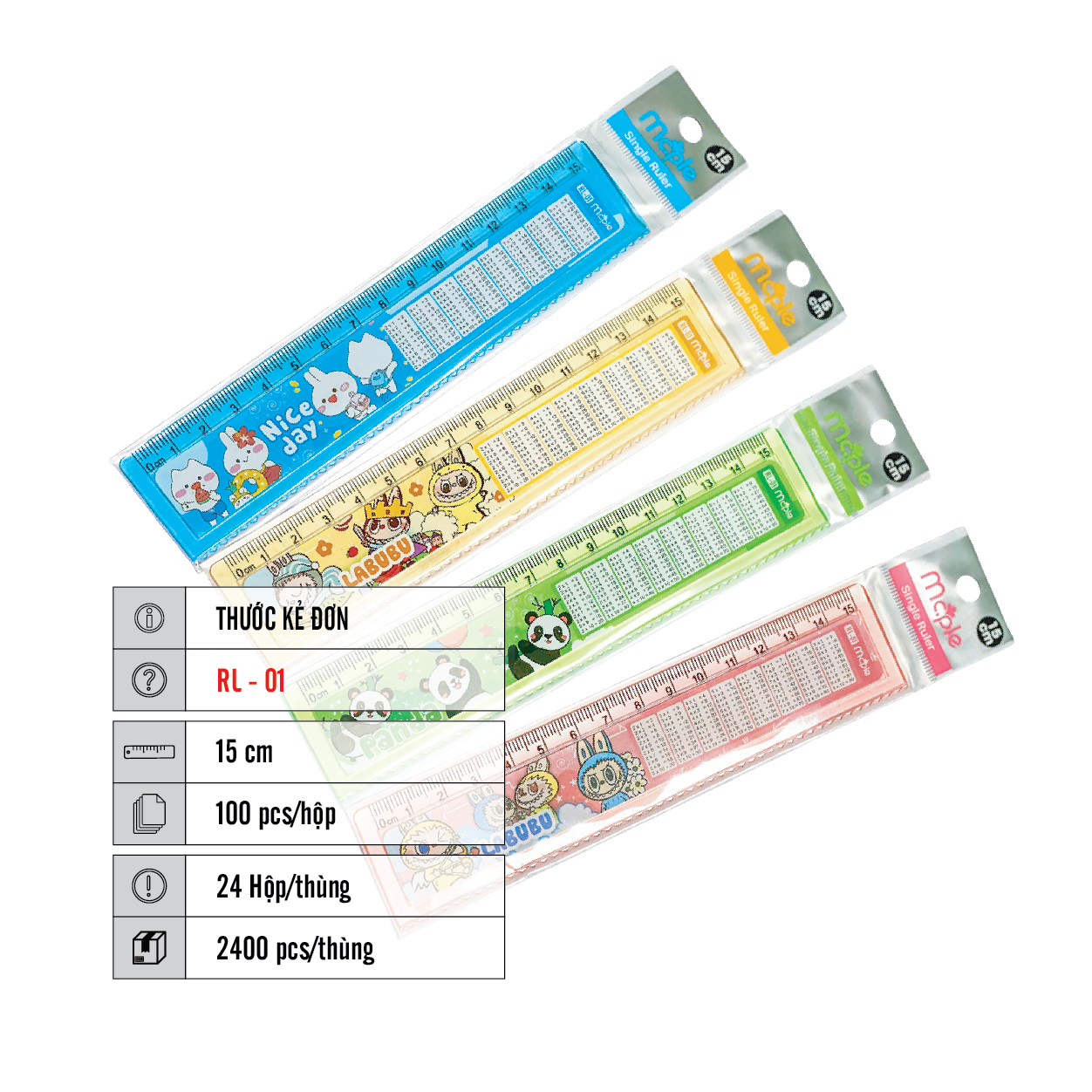 THƯỚC KẺ MC.PLE RL-01