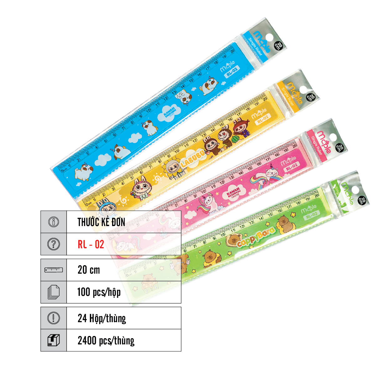 THƯỚC KẺ MC.PLE RL-02