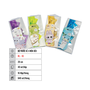 BỘ THƯỚC KẺ 4 MÓN MC.PLE RL-10