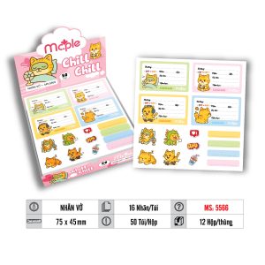NHÃN VỞ MC.PLE MS 5566