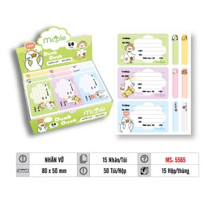 NHÃN VỞ MC.PLE MS 5565