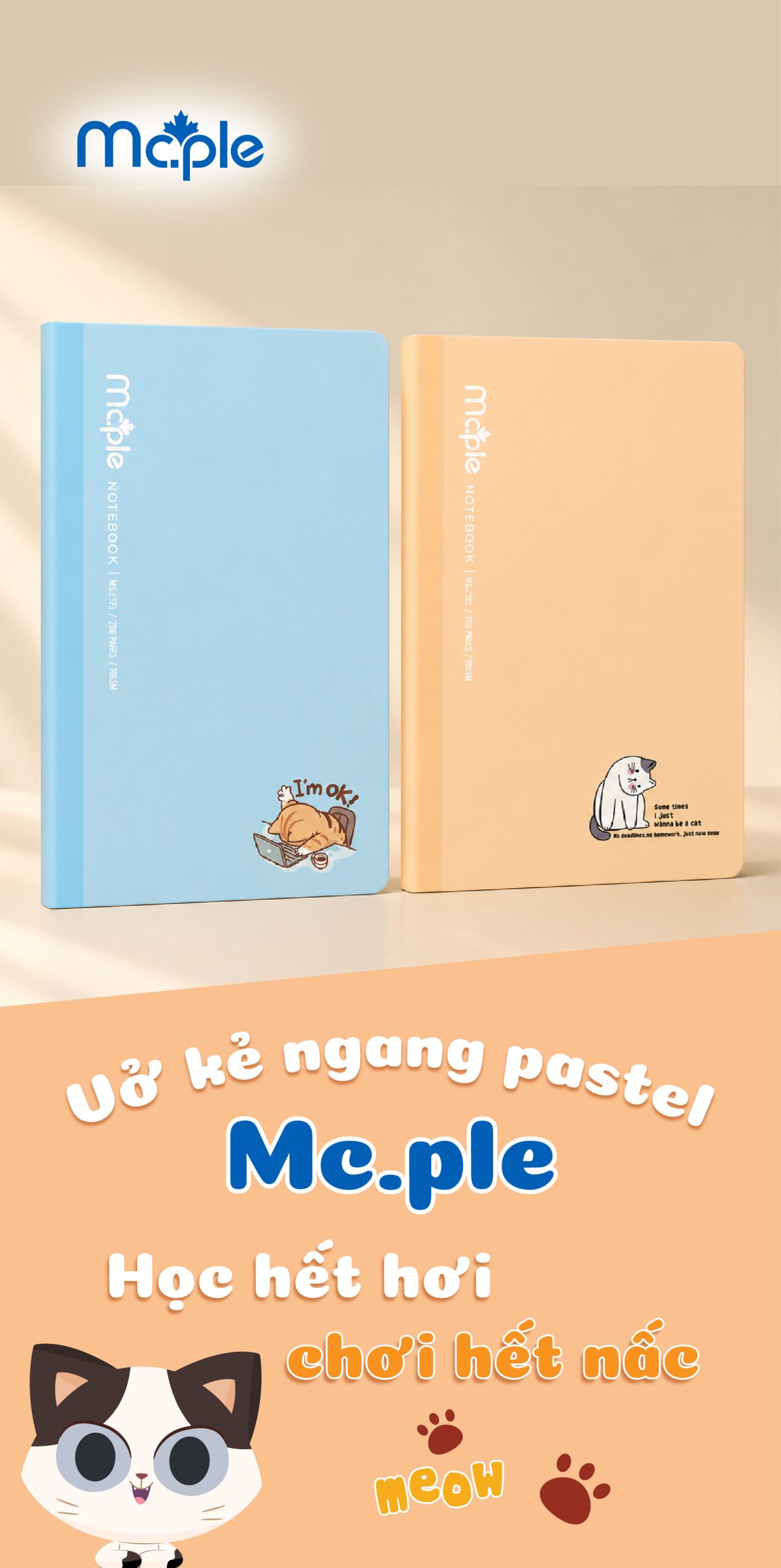 Vở kẻ ngang Mc.Ple ms 2523