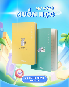 Vở kẻ ngang mcple 120 trang ms 2518