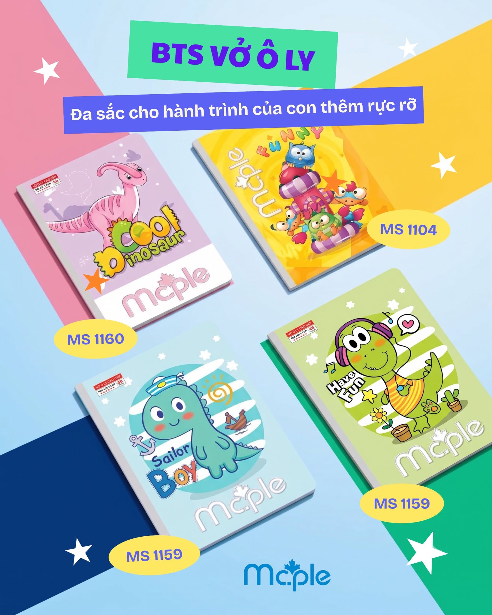 Vở ô ly Mc.Ple