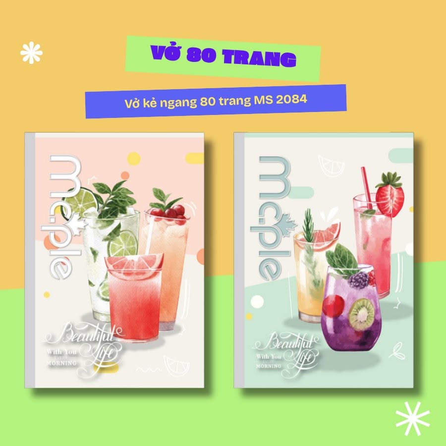 Vở kẻ ngang Mc.Ple MS 2084