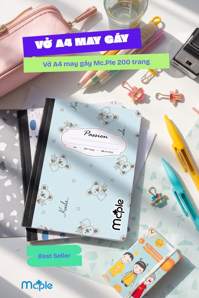 Sổ A4 may gáy MS 3123